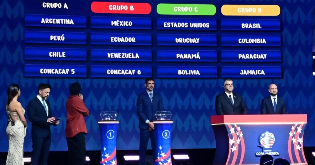 Así Quedaron Los Grupos De La Copa América 2024